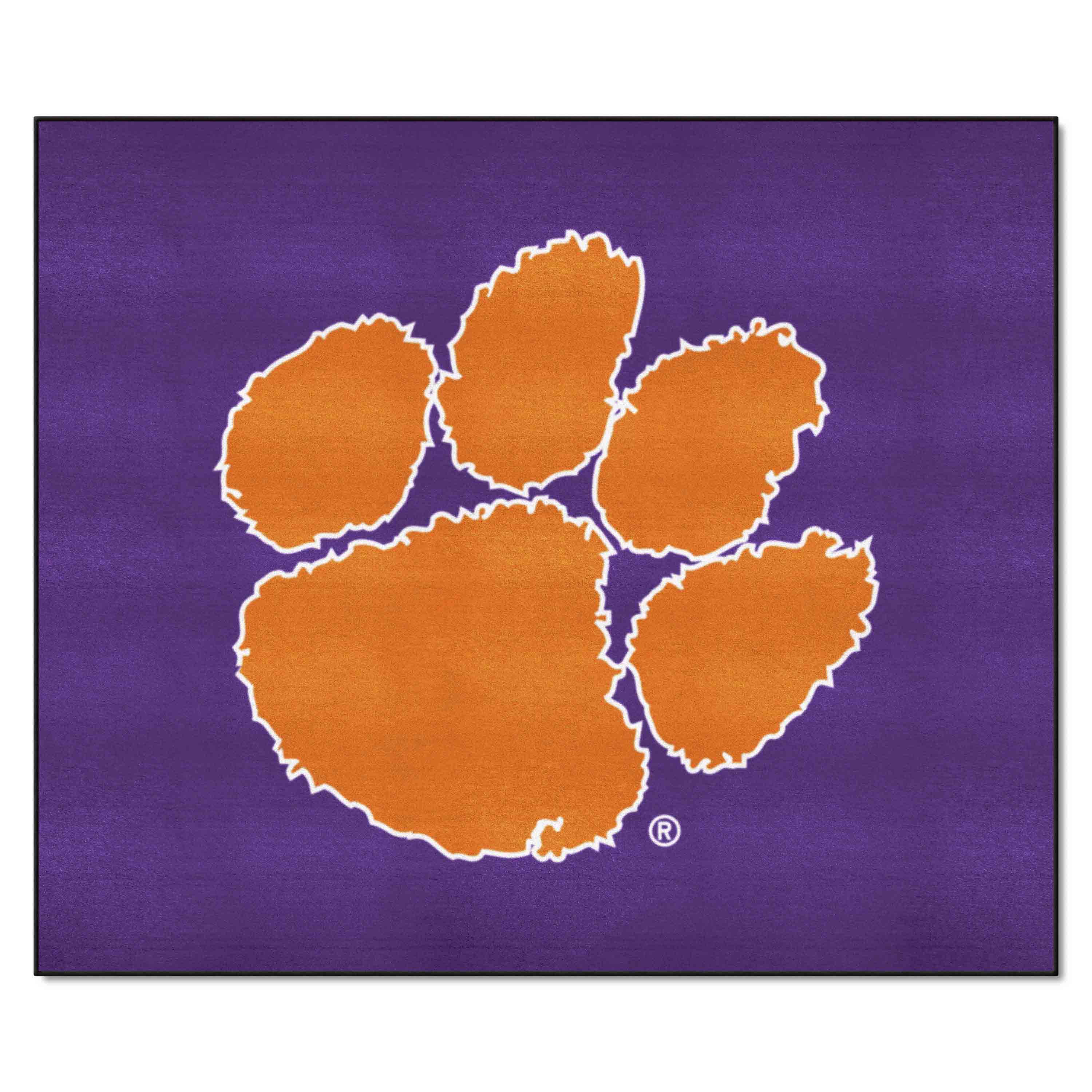 Clemson Tigers Tailgater Rug, Purple - 5ft. x 6ft. - Clemson