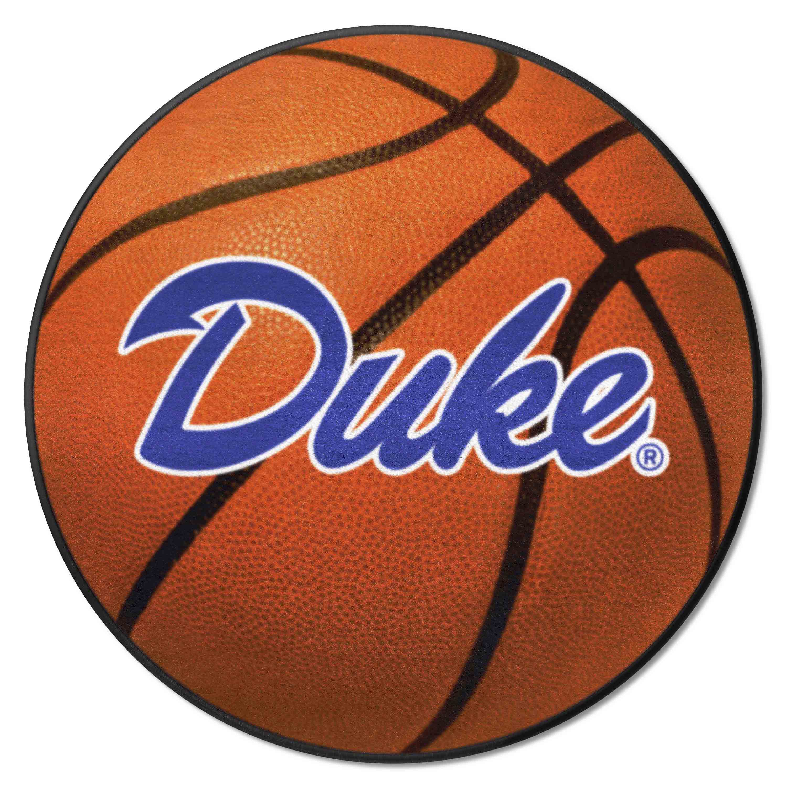 Duke Blue Devils Basketball Rug - 27in. Diameter