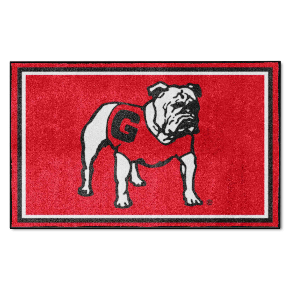 Georgia Bulldogs 4ft. x 6ft. Plush Area Rug