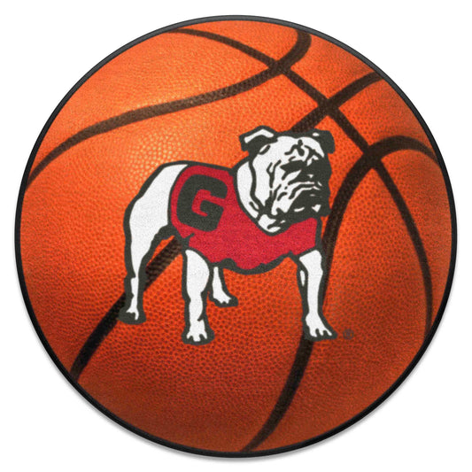 Georgia Bulldogs Basketball Rug - 27in. Diameter