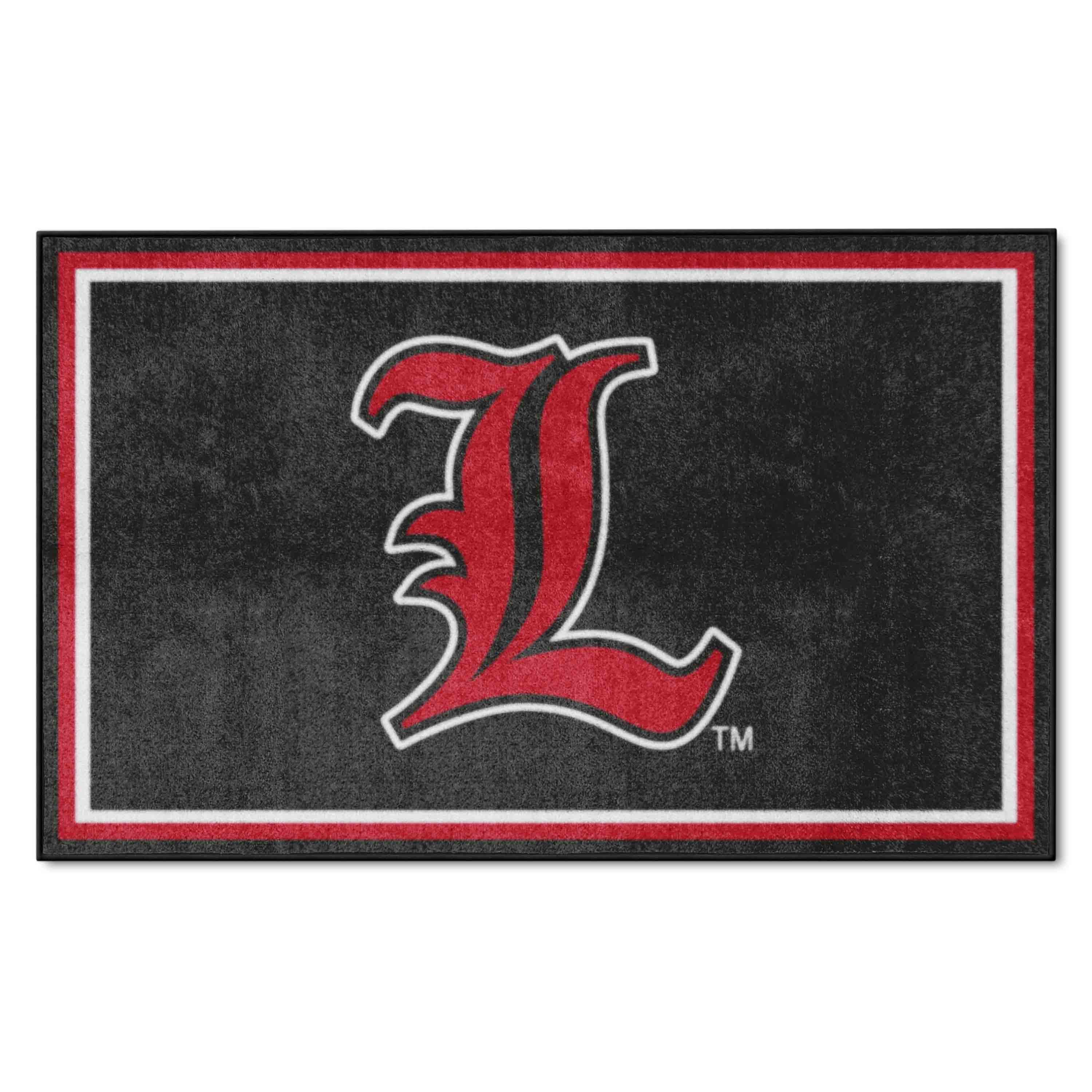 Louisville Cardinals 4ft. x 6ft. Plush Area Rug