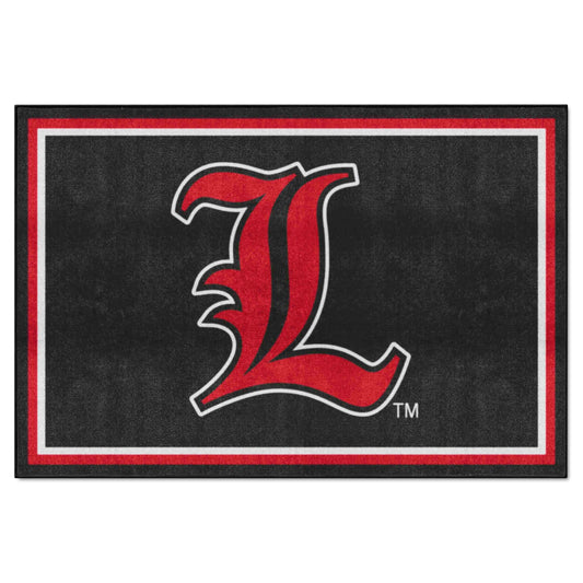 Louisville Cardinals 5ft. x 8 ft. Plush Area Rug