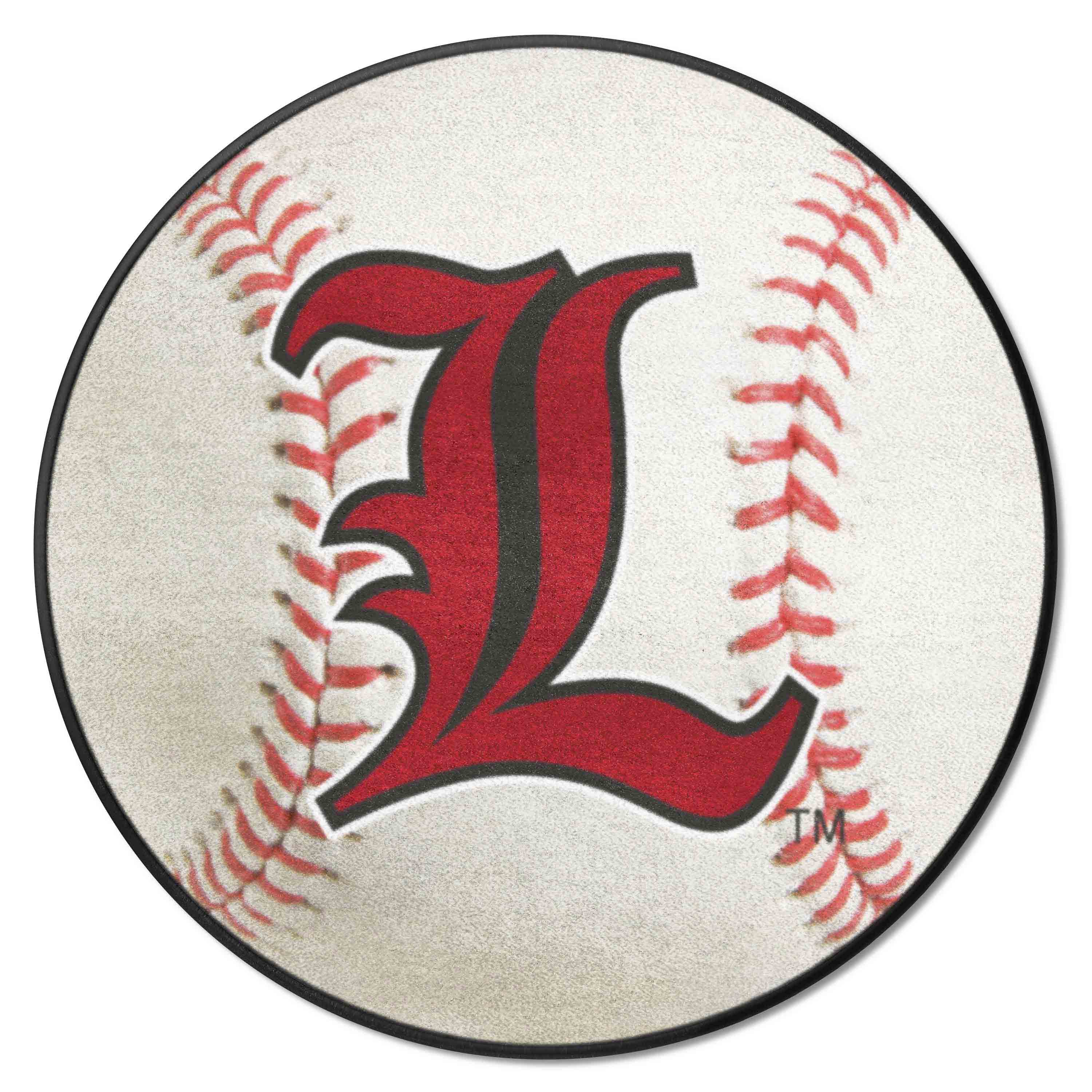 Louisville Cardinals Baseball Rug - 27in. Diameter