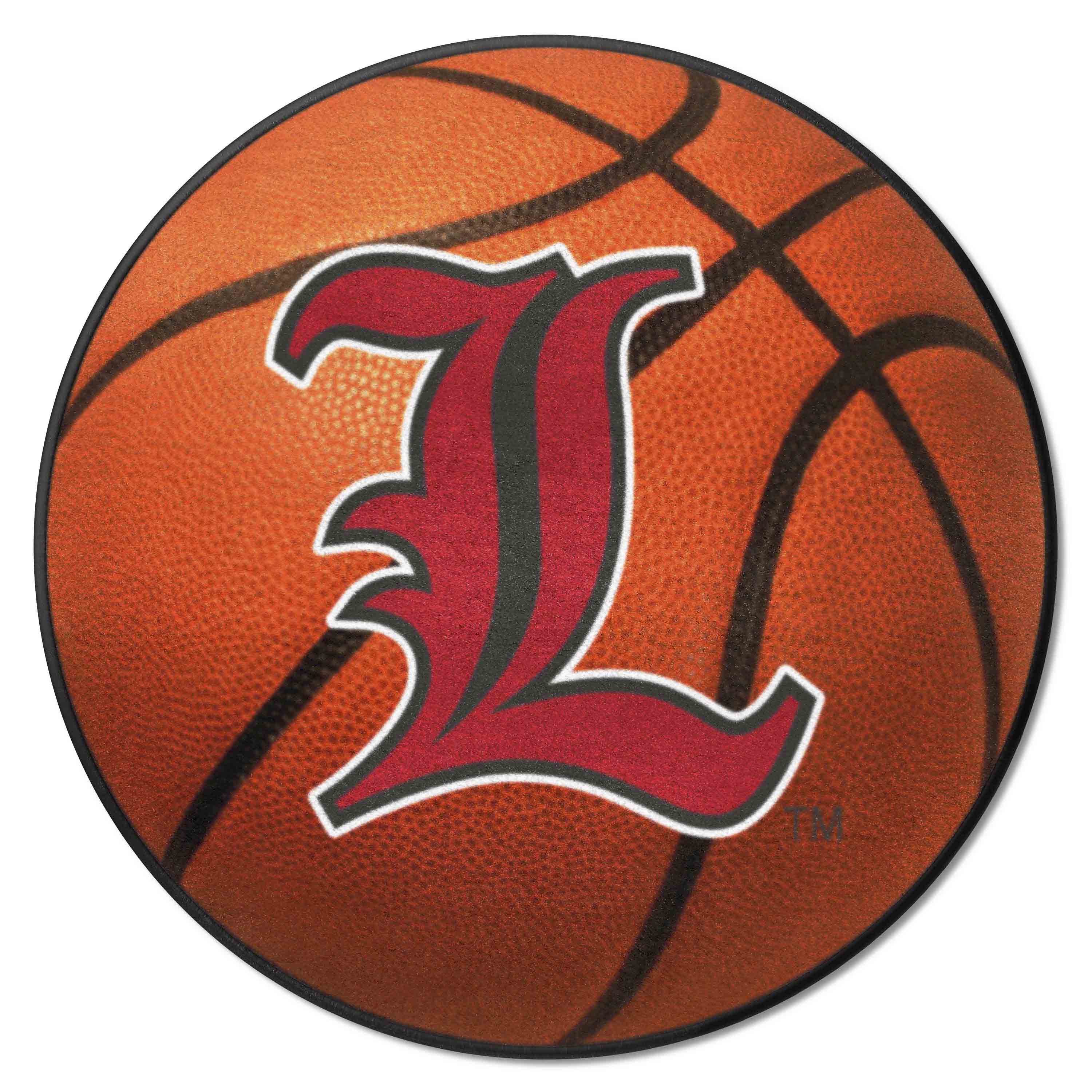 Louisville Cardinals Basketball Rug - 27in. Diameter