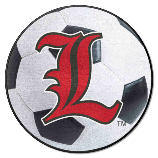 Louisville Cardinals Soccer Ball Rug - 27in. Diameter