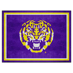 LSU Tigers 8ft. x 10 ft. Plush Area Rug