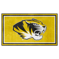 Missouri Tigers 3ft. x 5ft. Plush Area Rug, Yellow