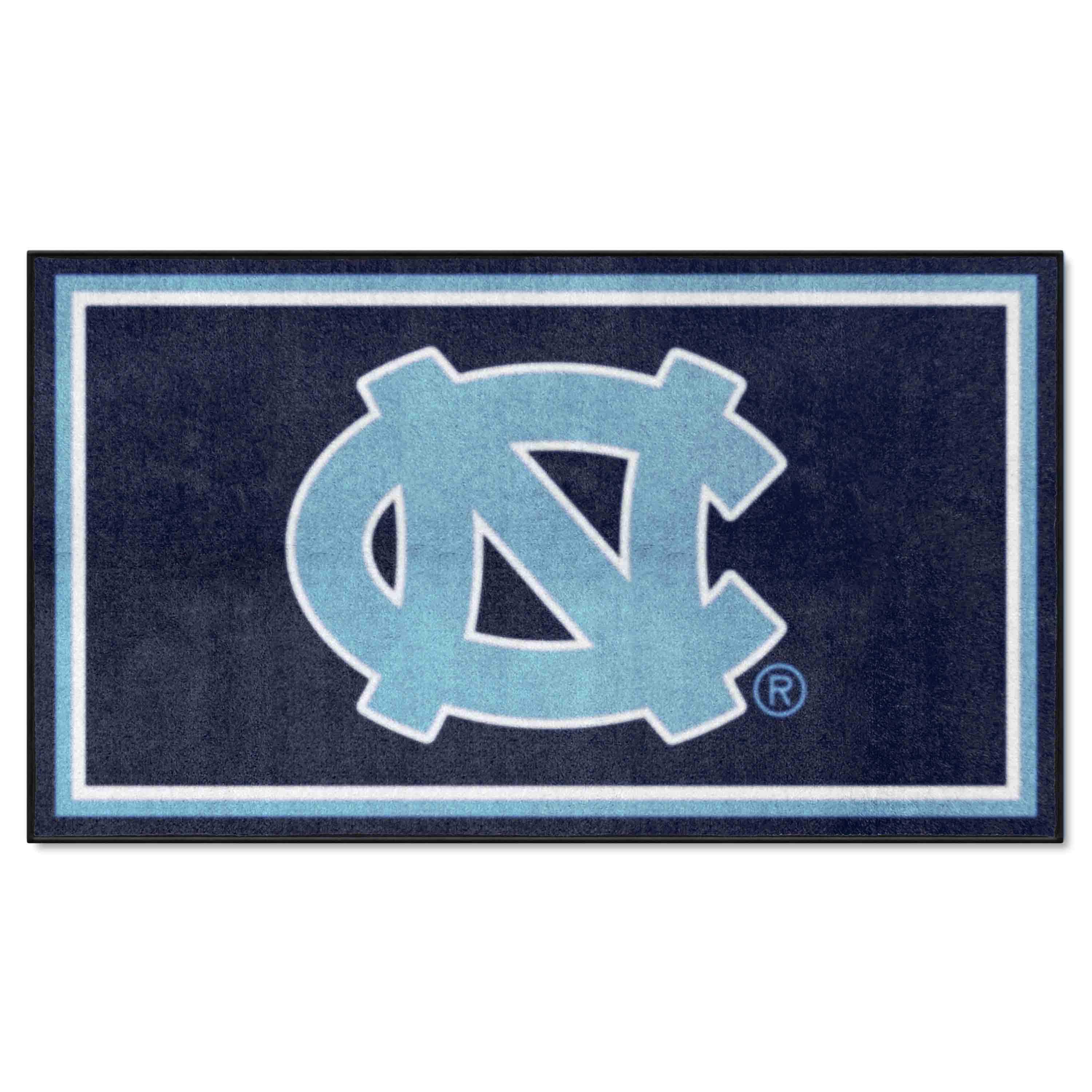 North Carolina Tar Heels 3ft. x 5ft. Plush Area Rug, Navy Blue, Navy Blue - North Carolina