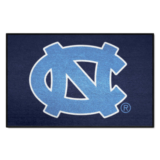 North Carolina Tar Heels Starter Mat Accent Rug, Navy Blue - 19in. x 30in.