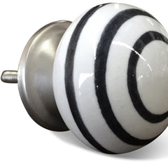 1.5" X 1.5" X 1.5" Ceramic Metal Multicolor 12 Pack Knob