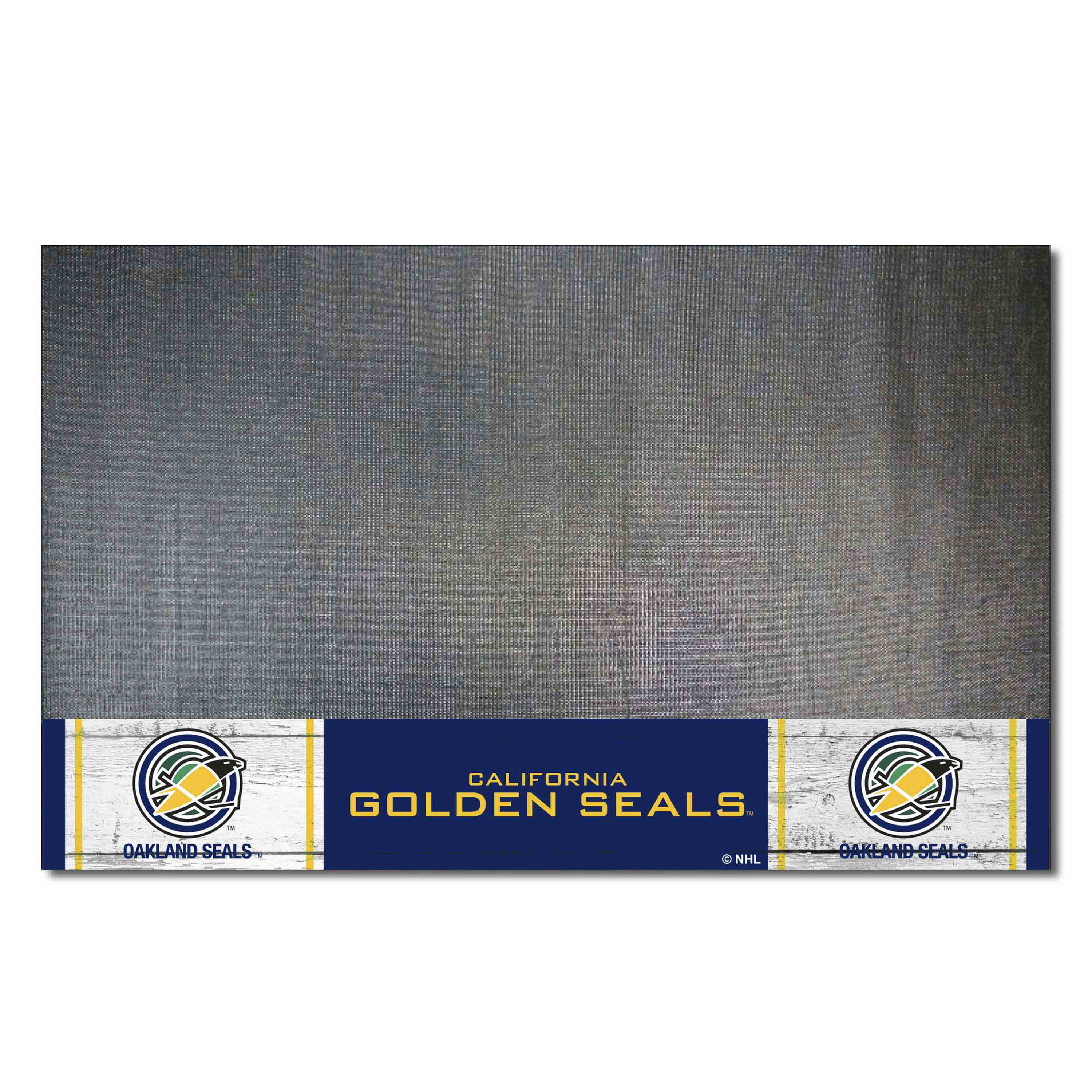 NHLRETRO California Golden Seals Vinyl Grill Mat - 26in. x 42in.