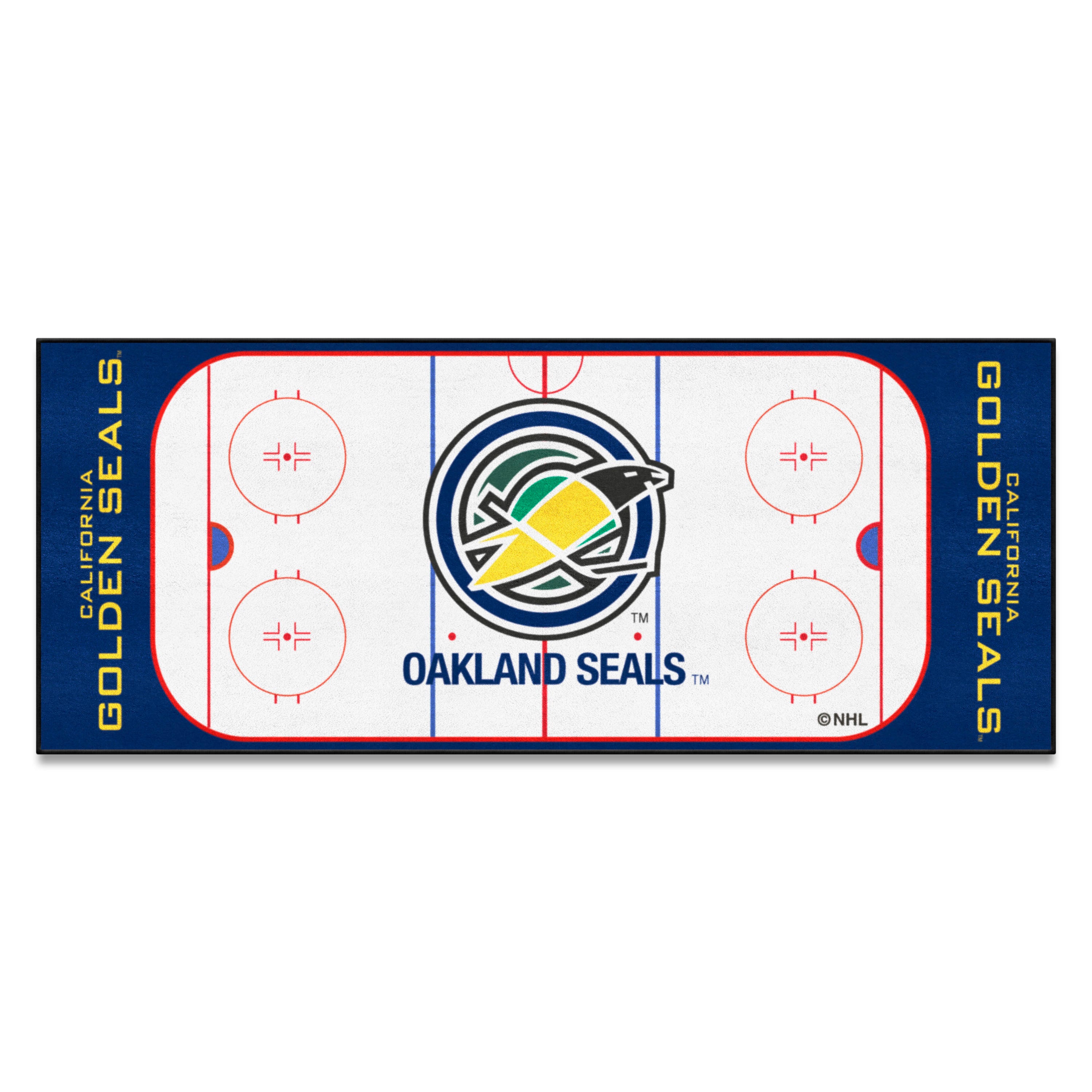 NHLRETRO California Golden Seals Rink Runner - 30in. x 72in.