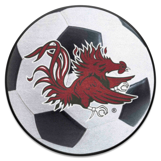 South Carolina Gamecocks Soccer Ball Rug - 27in. Diameter