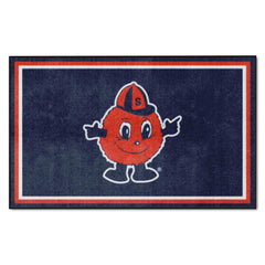 Syracuse Orange 4ft. x 6ft. Plush Area Rug, Otto Mascot Logo