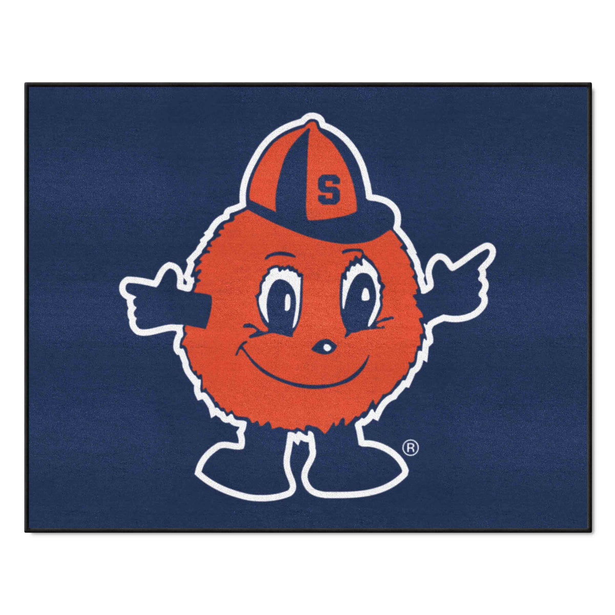 Syracuse Orange All-Star Rug, Otto Mascot Logo - 34 in. x 42.5 in.