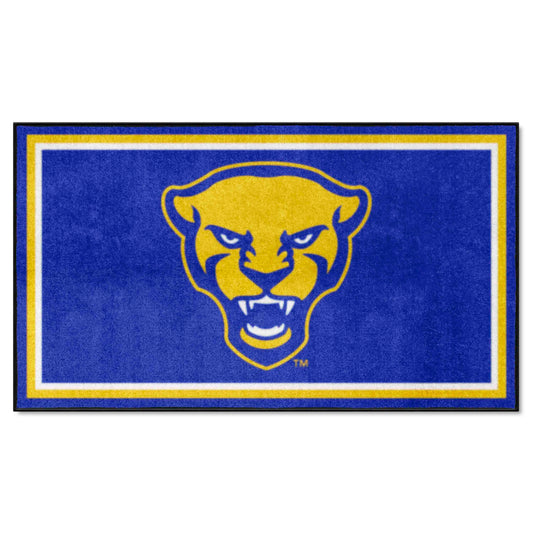 Pitt Panthers 3ft. x 5ft. Plush Area Rug, Panther Logo