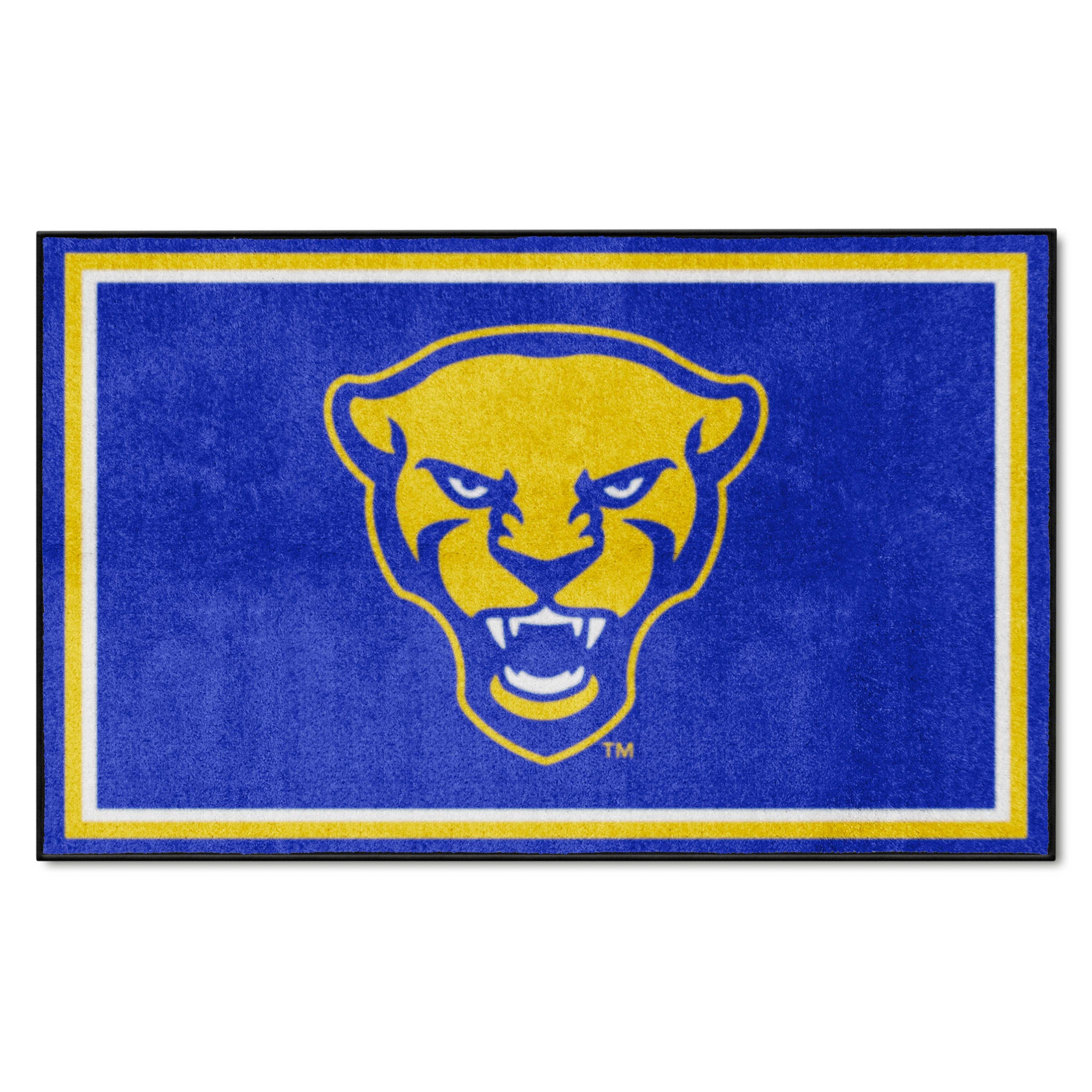 Pitt Panthers 4ft. x 6ft. Plush Area Rug, Panther Logo