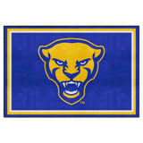 Pitt Panthers 5ft. x 8 ft. Plush Area Rug, Panther Logo