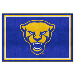 Pitt Panthers 5ft. x 8 ft. Plush Area Rug, Panther Logo