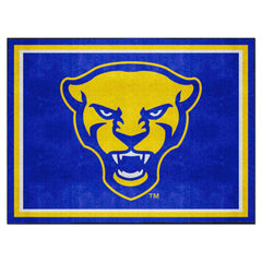 Pitt Panthers 8ft. x 10 ft. Plush Area Rug, Panther Logo