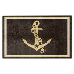 Vanderbilt Commodores 4ft. x 6ft. Plush Area Rug, Anchor Logo