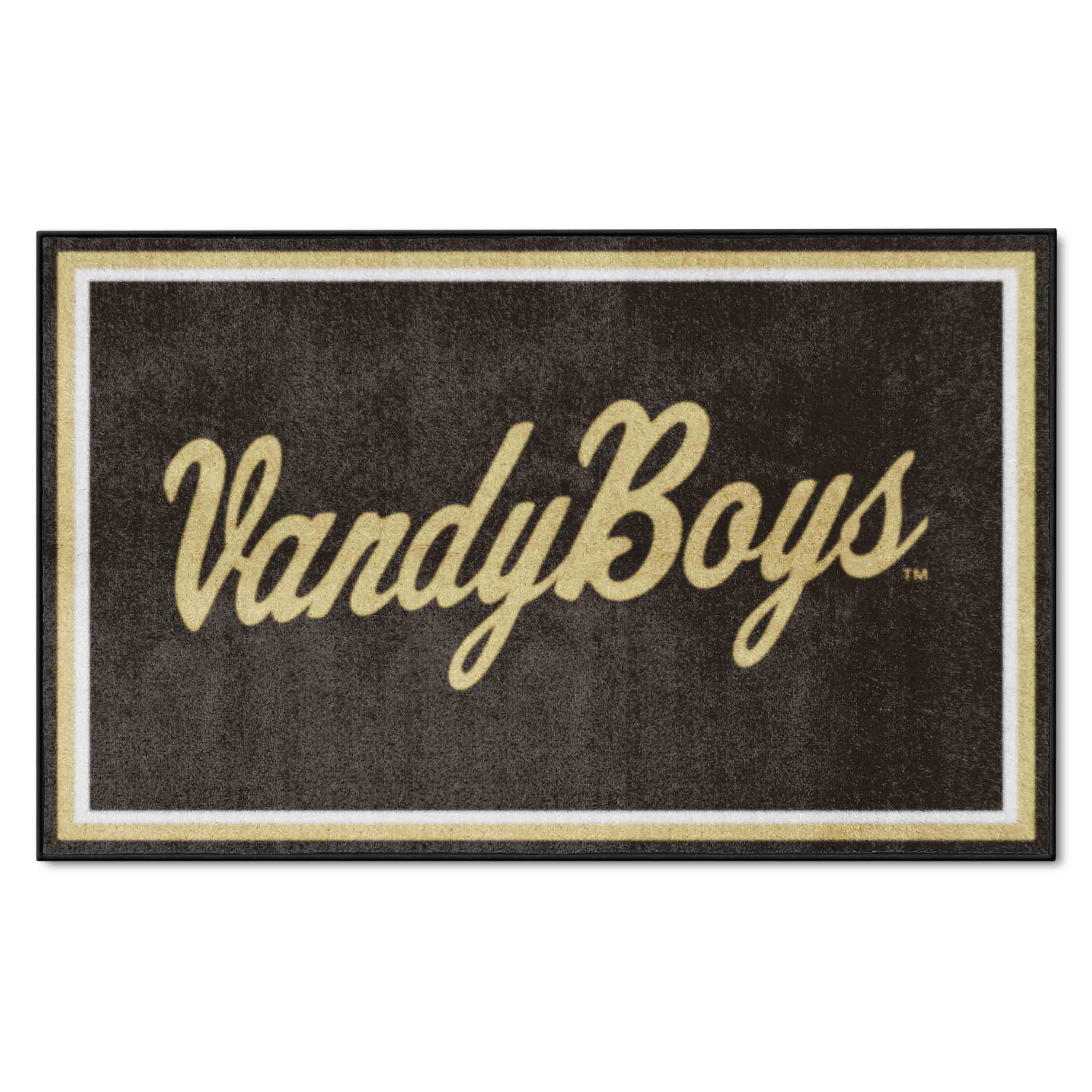 Vanderbilt Commodores 4ft. x 6ft. Plush Area Rug, Vandy Boys