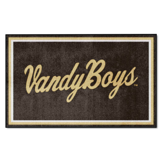 Vanderbilt Commodores 4ft. x 6ft. Plush Area Rug, Vandy Boys