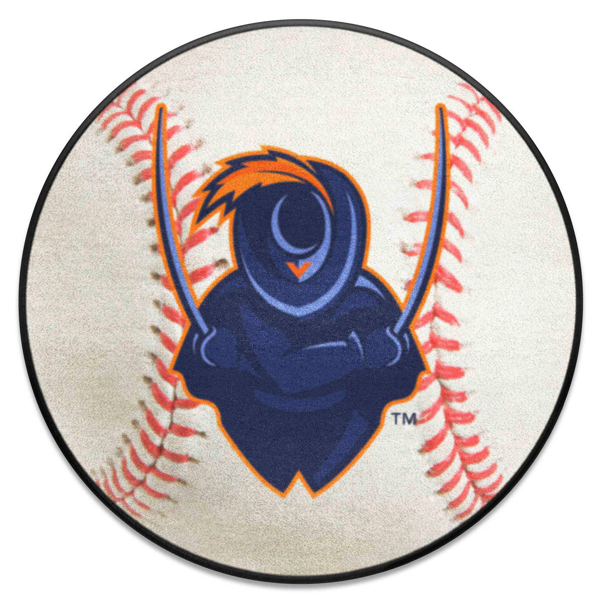 Virginia Cavaliers Baseball Rug - 27in. Diameter