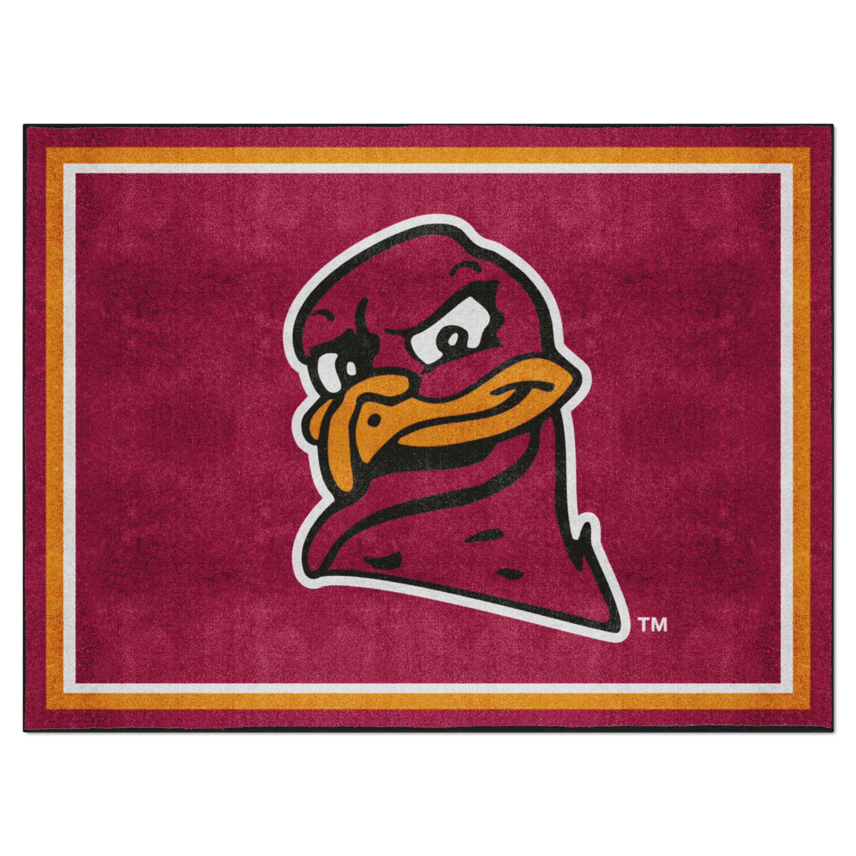 Virginia Tech Hokies 8ft. x 10 ft. Plush Area Rug, Hokie Bird Logo