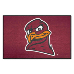 Virginia Tech Hokies Starter Mat Accent Rug, Hokie Bird Logo - 19in. x 30in.