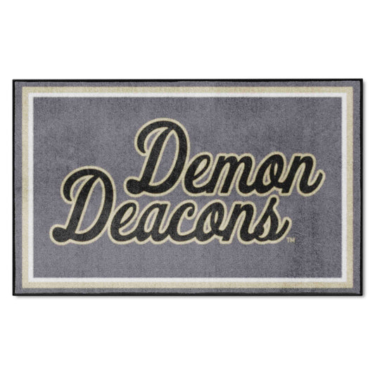 Wake Forest Demon Deacons 4ft. x 6ft. Plush Area Rug, Script Wordmark