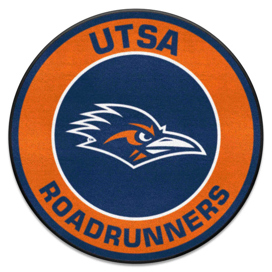 UTSA Roadrunners Roundel Rug - 27in. Diameter