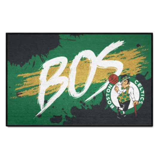 Boston Celtics Slogan Starter Mat Accent Rug - 19in. x 30in. - Boston Celtics