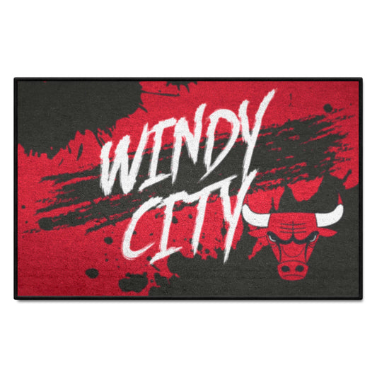 Chicago Bulls Slogan Starter Mat Accent Rug - 19in. x 30in. - Chicago Bulls