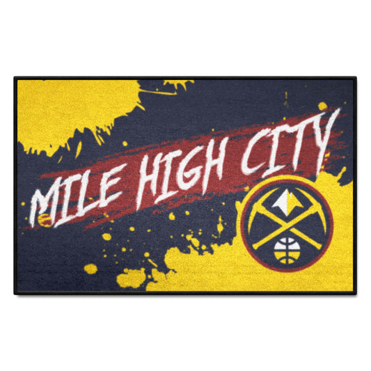 Denver Nuggets Slogan Starter Mat Accent Rug - 19in. x 30in.