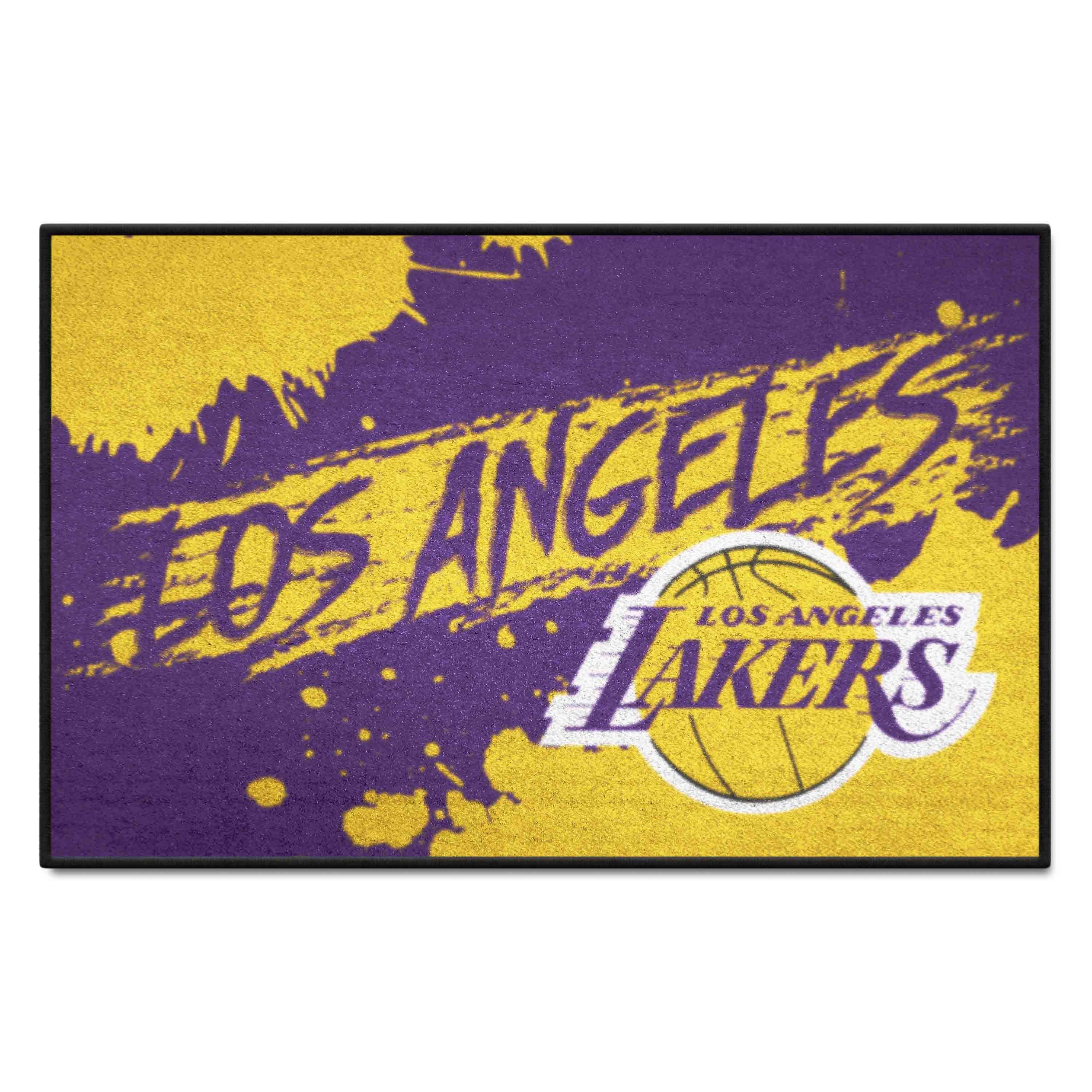 Los Angeles Lakers Slogan Starter Mat Accent Rug - 19in. x 30in.