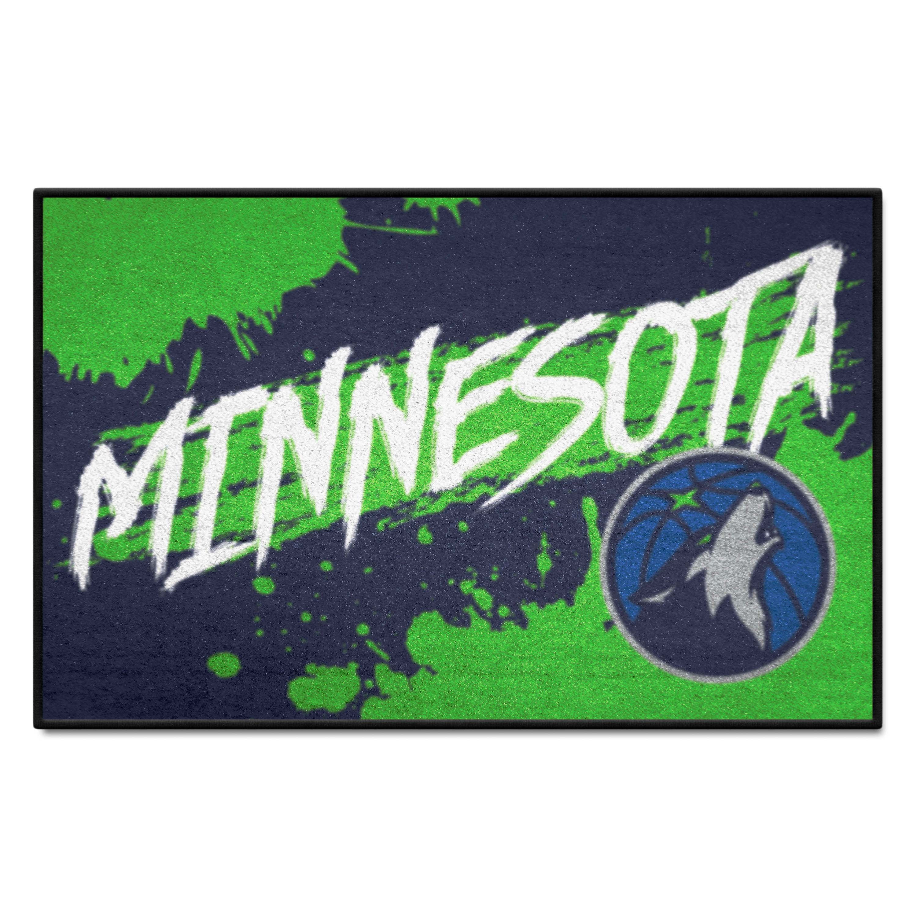 Minnesota Timberwolves Slogan Starter Mat Accent Rug - 19in. x 30in.