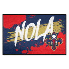 New Orleans Pelicans Slogan Starter Mat Accent Rug - 19in. x 30in.