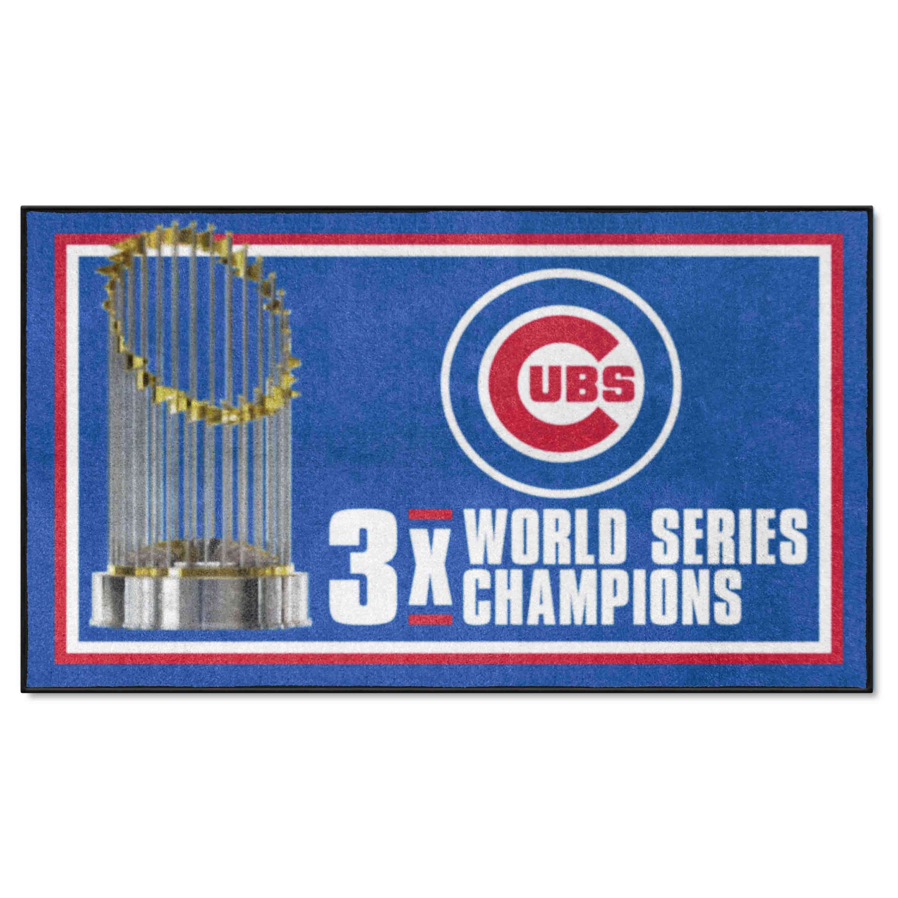 Chicago Cubs Dynasty 3ft. x 5ft. Plush Area Rug - Chicago Cubs