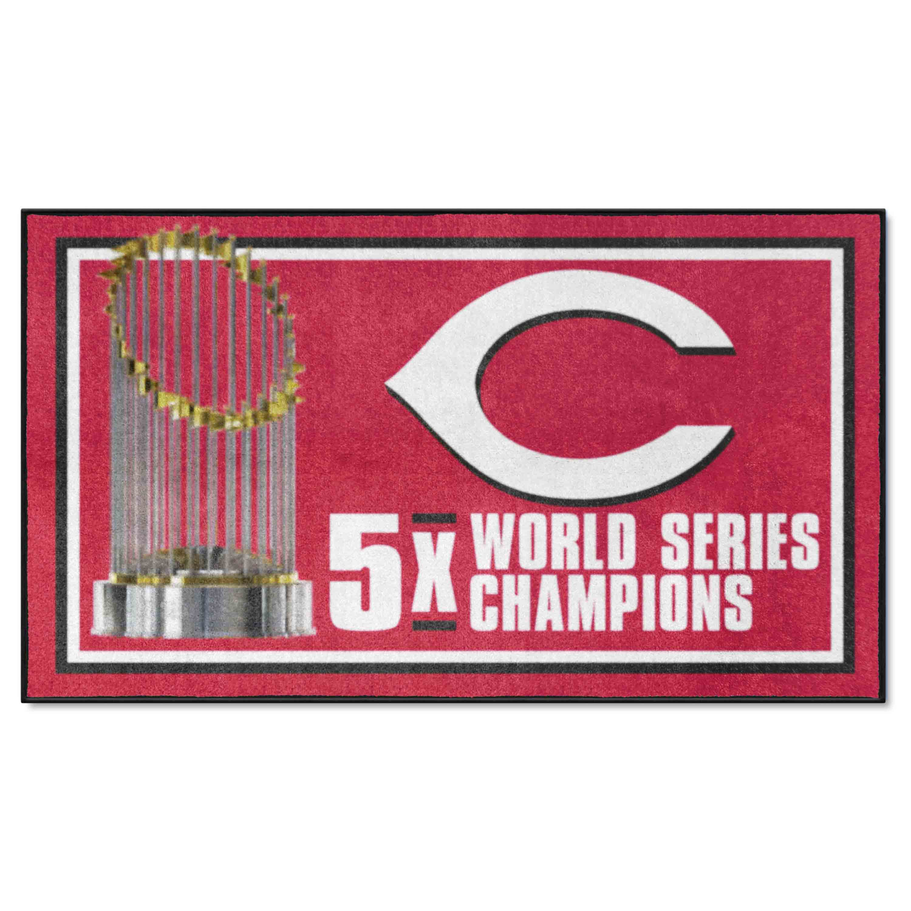 Cincinnati Reds Dynasty 3ft. x 5ft. Plush Area Rug