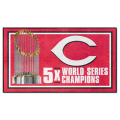 Cincinnati Reds Dynasty 3ft. x 5ft. Plush Area Rug - Cincinnati Reds