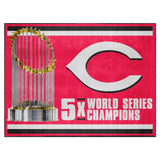 Cincinnati Reds Dynasty 8ft. x 10 ft. Plush Area Rug - Cincinnati Reds