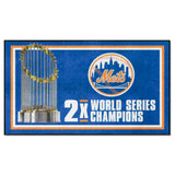 New York Mets Dynasty 3ft. x 5ft. Plush Area Rug