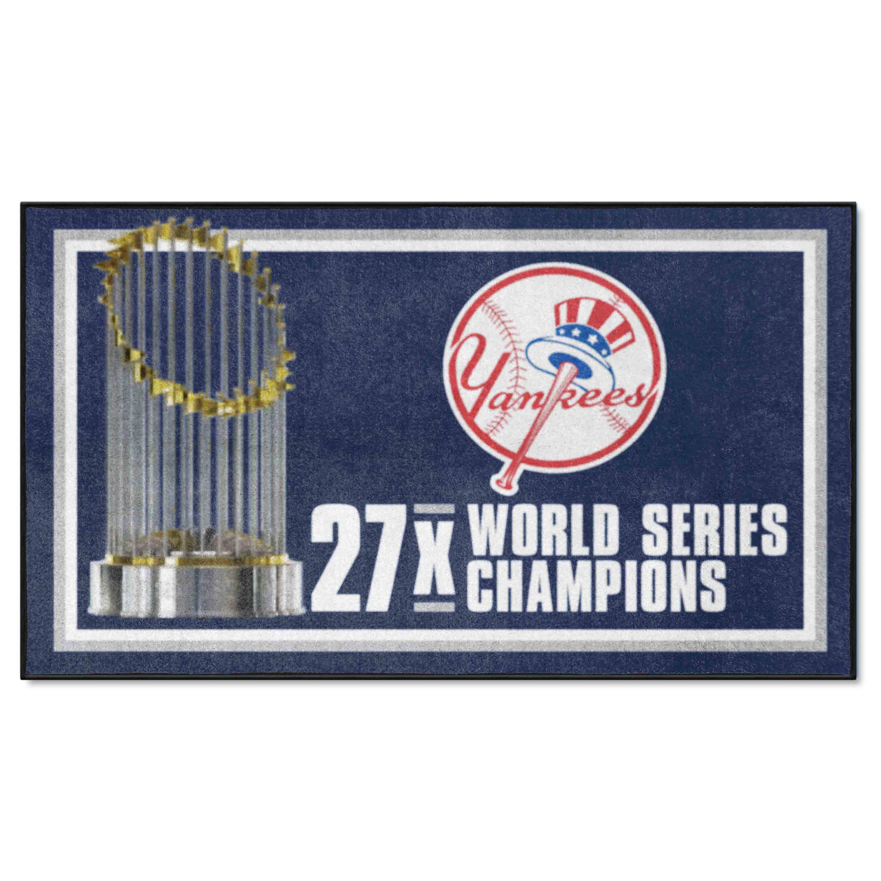 New York Yankees Dynasty 3ft. x 5ft. Plush Area Rug - New York Yankees