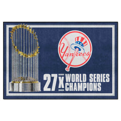 New York Yankees Dynasty 5ft. x 8 ft. Plush Area Rug - New York Yankees