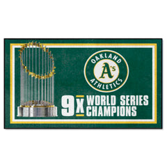 Oakland Athletics Dynasty 3ft. x 5ft. Plush Area Rug - Oakland Athletics