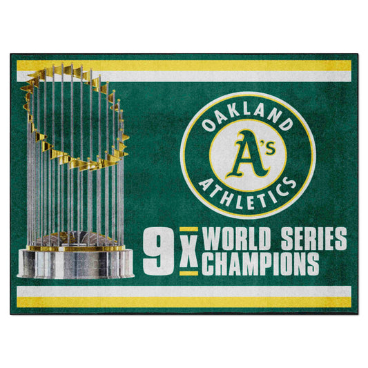 Oakland Athletics Dynasty 8ft. x 10 ft. Plush Area Rug