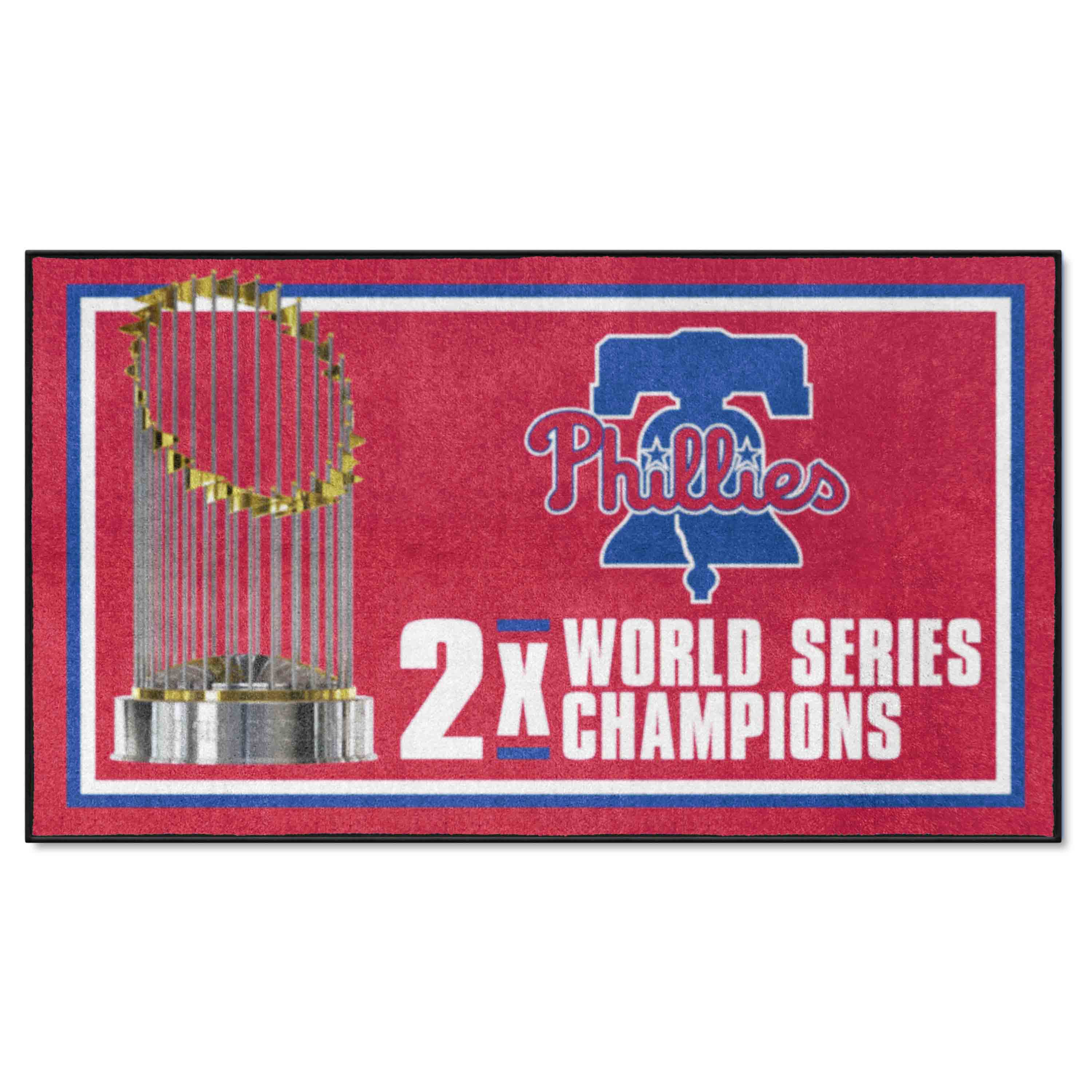 Philadelphia Phillies Dynasty 3ft. x 5ft. Plush Area Rug