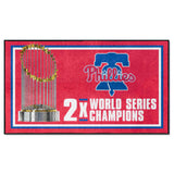 Philadelphia Phillies Dynasty 3ft. x 5ft. Plush Area Rug