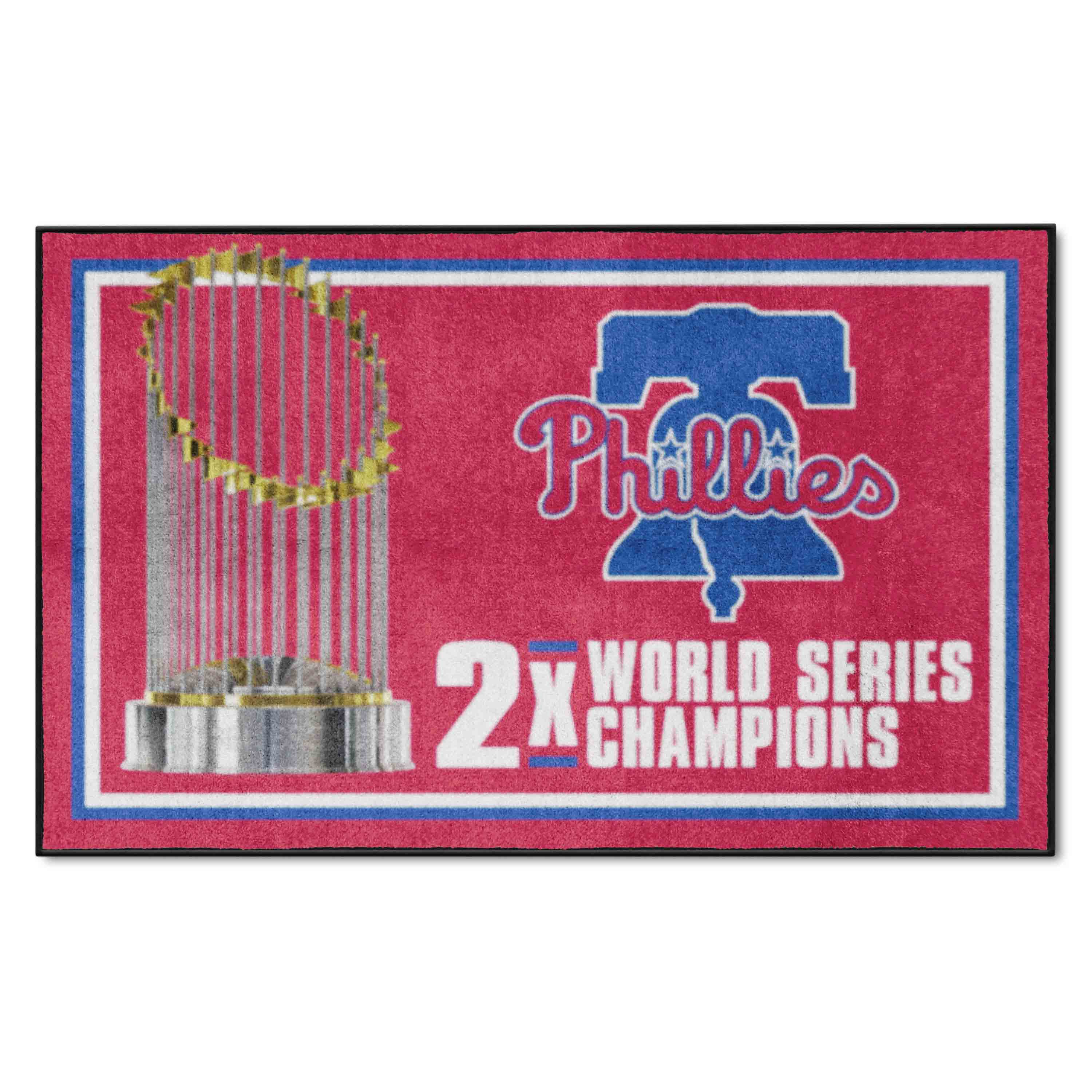 Philadelphia Phillies Dynasty 4ft. x 6ft. Plush Area Rug